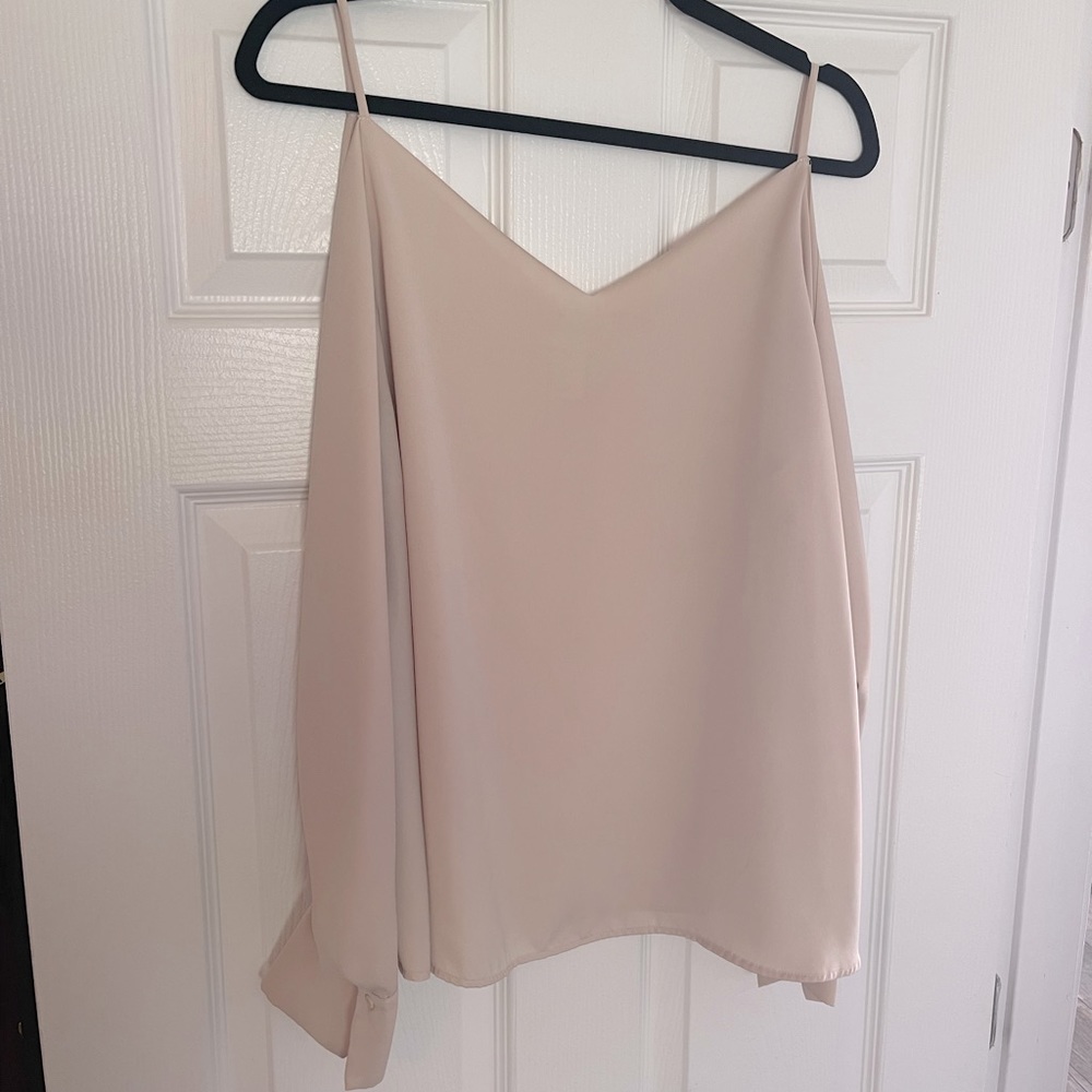 H&M Cold Shoulder Blouse - Blush - 10